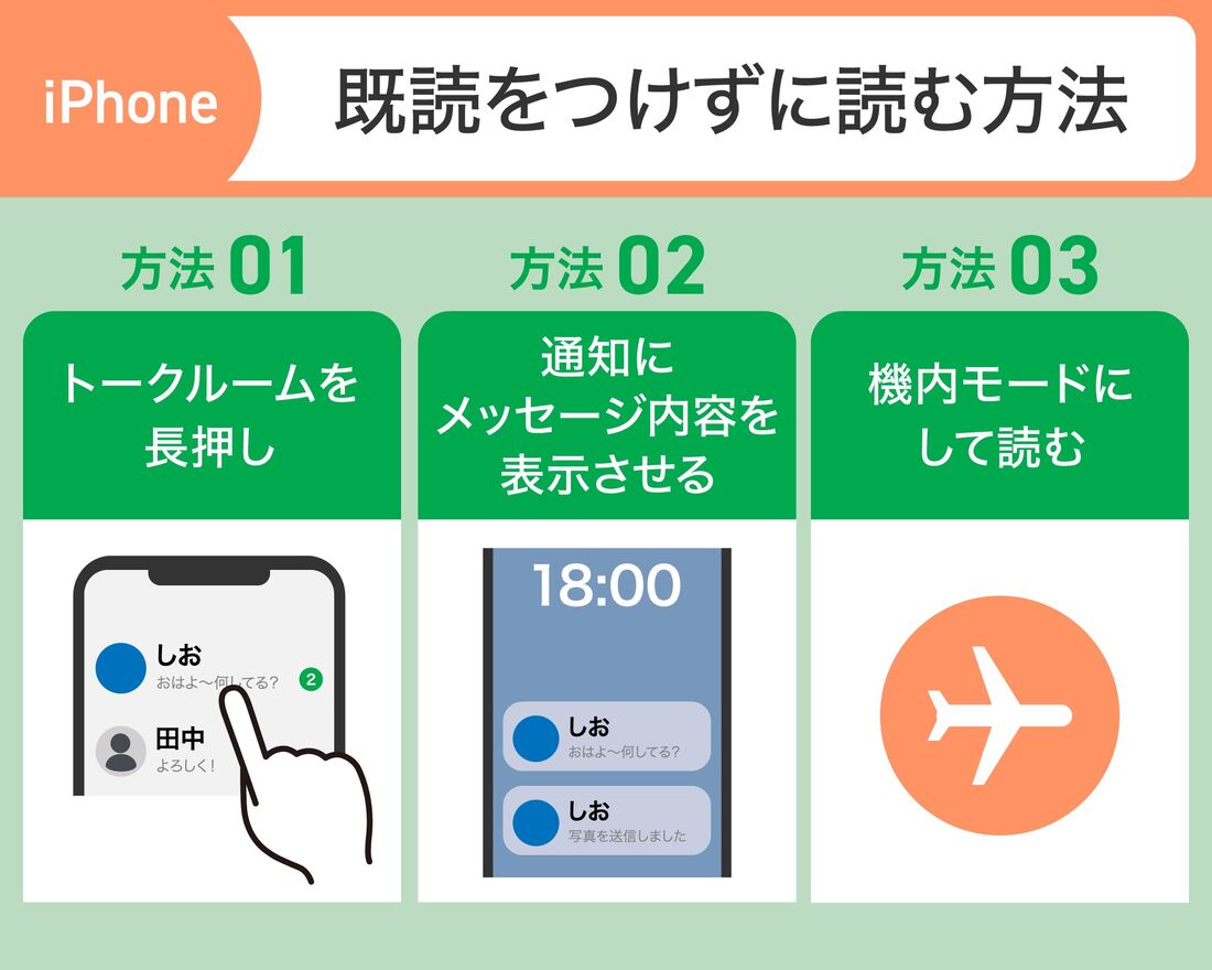 既 読 を つけ ず に line を 見る 1
